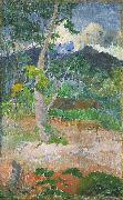 Paul Gauguin Landscape with a Horse oil
